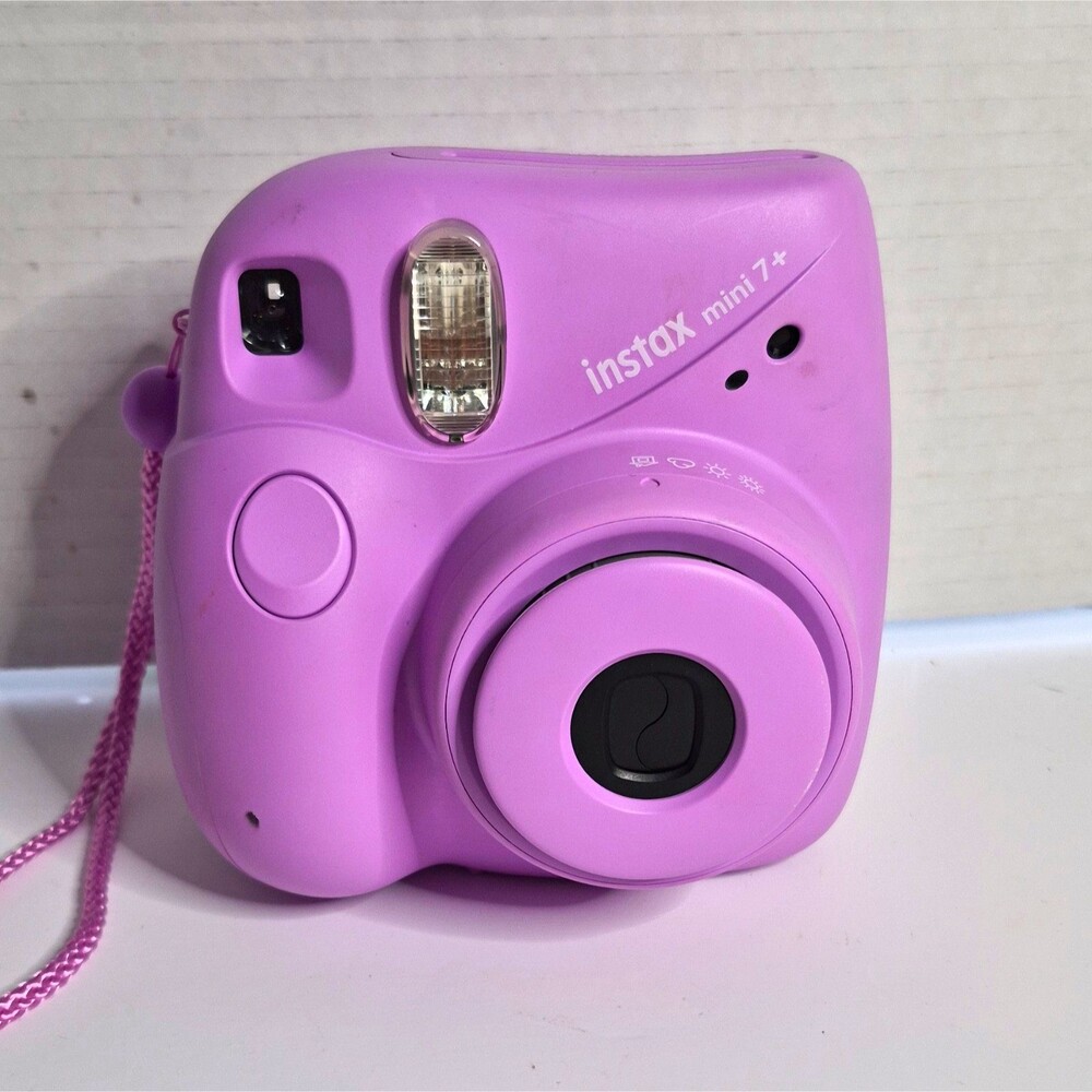 Fujifilm instax mini 7+ Purple Instant Film Camera for Instax Mini Film
